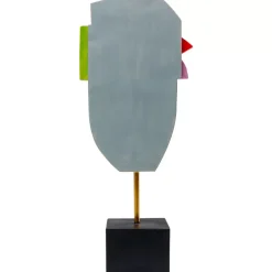Sale Deko Objekt Abstract Face Multicolour 52Cm Deko & Geschenkartikel