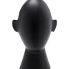 Discount Deko Objekt Abstract Face Schwarz 34Cm Deko & Geschenkartikel
