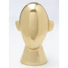 Online Deko Objekt Abstract Face Gold 28Cm Deko & Geschenkartikel