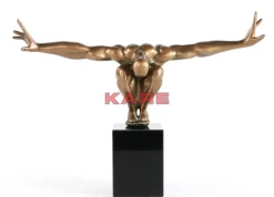 Discount Deko Objekt Athlet Bronze Deko & Geschenkartikel