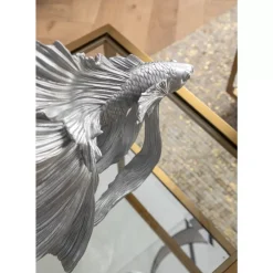 Online Deko Objekt Betta Fish Silber Klein Deko & Geschenkartikel