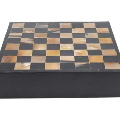 Hot Deko Objekt Chess Antique 36X33Cm Sonstiges & Zubehör Accessoires