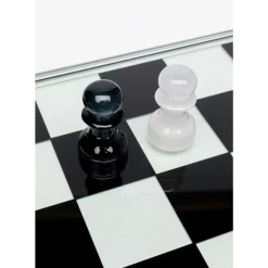 Outlet Deko Objekt Chess Transparent 60X60Cm Sonstiges & Zubehör Accessoires