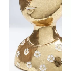 Sale Deko Objekt Daisy Head Gold 19Cm Deko & Geschenkartikel