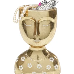 Sale Deko Objekt Daisy Head Gold 19Cm Deko & Geschenkartikel