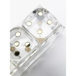 Clearance Deko Objekt Dice Transparent 17X4Cm Sonstiges & Zubehör Accessoires