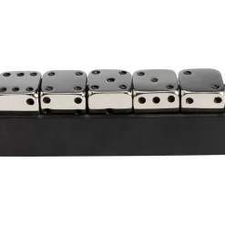 Discount Deko Objekt Dices Silber 20X6Cm Sonstiges & Zubehör Accessoires