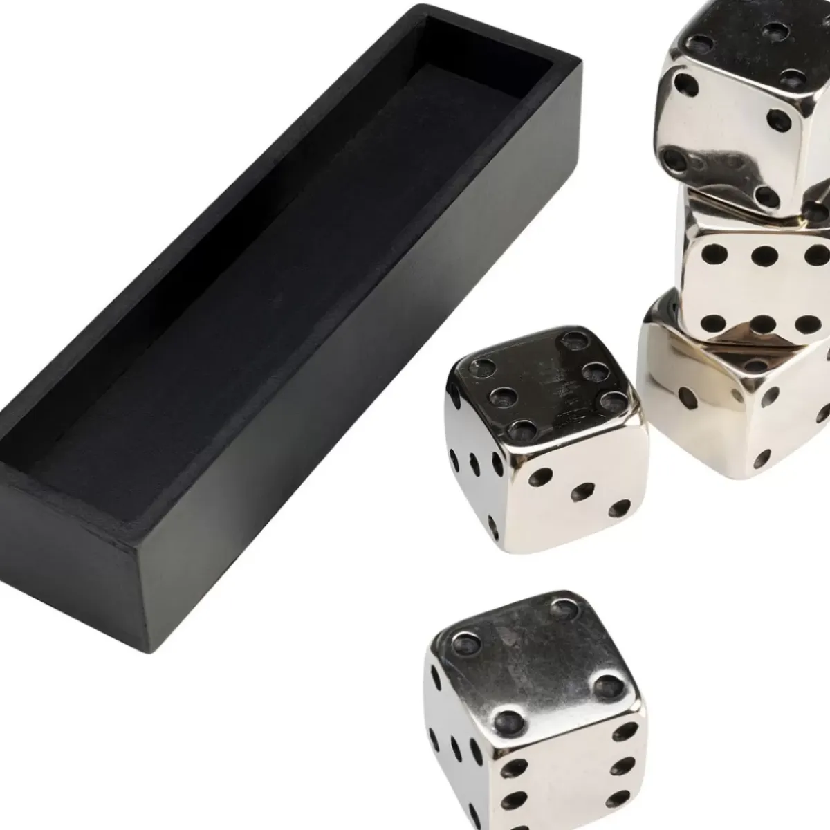 Discount Deko Objekt Dices Silber 20X6Cm Sonstiges & Zubehör Accessoires