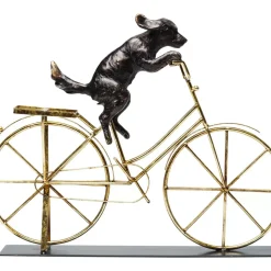 Deko Objekt Dog With Bicycle Deko & Geschenkartikel