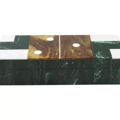 Outlet Deko Objekt Domino Grun 21X5Cm Sonstiges & Zubehör Accessoires
