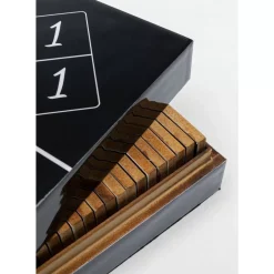 Online Deko Objekt Domino Schwarz 24X7Cm Sonstiges & Zubehör Accessoires