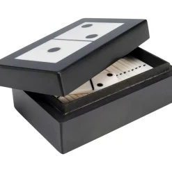 Outlet Deko Objekt Domino Schwarz/Weis 14X5Cm Sonstiges & Zubehör Accessoires