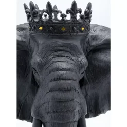Sale Deko Objekt Elephant Royal Schwarz 57Cm Deko & Geschenkartikel