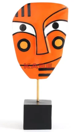 Clearance Deko Objekt Face Orange 50Cm Deko & Geschenkartikel