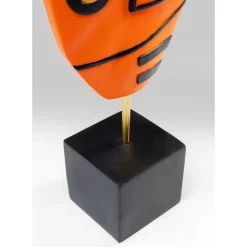 Clearance Deko Objekt Face Orange 50Cm Deko & Geschenkartikel