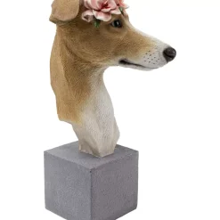 Hot Deko Objekt Fiori Greyhound 47Cm Deko & Geschenkartikel
