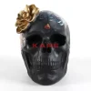 Sale Deko Objekt Flower Skull 22Cm Deko & Geschenkartikel