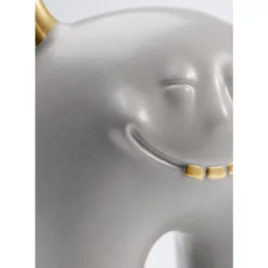 Discount Deko Objekt Funny Teeth Grau 15Cm Deko & Geschenkartikel