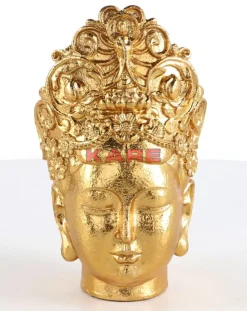 Hot Deko Objekt Goddess Head Gold 39Cm Deko & Geschenkartikel
