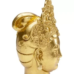Hot Deko Objekt Goddess Head Gold 39Cm Deko & Geschenkartikel