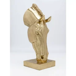 Deko Objekt Horse Face Gold 72Cm Deko & Geschenkartikel