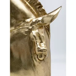 Deko Objekt Horse Face Gold 72Cm Deko & Geschenkartikel