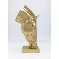 Deko Objekt Horse Face Gold 72Cm Deko & Geschenkartikel