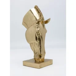 Outlet Deko Objekt Horse Face Gold 57Cm Deko & Geschenkartikel