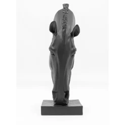 Deko Objekt Horse Face Schwarz 57Cm Deko & Geschenkartikel
