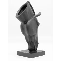 Deko Objekt Horse Face Schwarz 57Cm Deko & Geschenkartikel