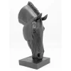 Hot Deko Objekt Horse Face Schwarz 72Cm Deko & Geschenkartikel