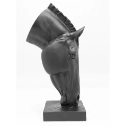 Hot Deko Objekt Horse Face Schwarz 72Cm Deko & Geschenkartikel