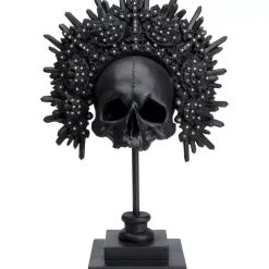 Discount Deko Objekt King Skull Schwarz Deko & Geschenkartikel