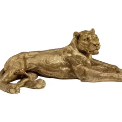 Clearance Deko Objekt Lion Gold 113Cm Deko & Geschenkartikel