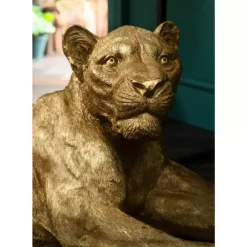 Clearance Deko Objekt Lion Gold 113Cm Deko & Geschenkartikel
