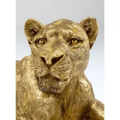 Clearance Deko Objekt Lion Gold 113Cm Deko & Geschenkartikel