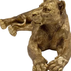 Clearance Deko Objekt Lion Gold 113Cm Deko & Geschenkartikel