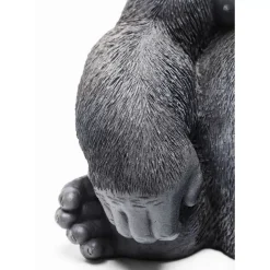 New Deko Objekt Monkey Gorilla Side Medium Schwarz Deko & Geschenkartikel