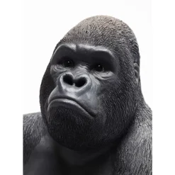 New Deko Objekt Monkey Gorilla Side Medium Schwarz Deko & Geschenkartikel