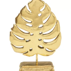 Deko Objekt Monstera Leaf Gold 26Cm Deko & Geschenkartikel