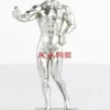 Outlet Deko Objekt Muscle Dog Silber Deko & Geschenkartikel