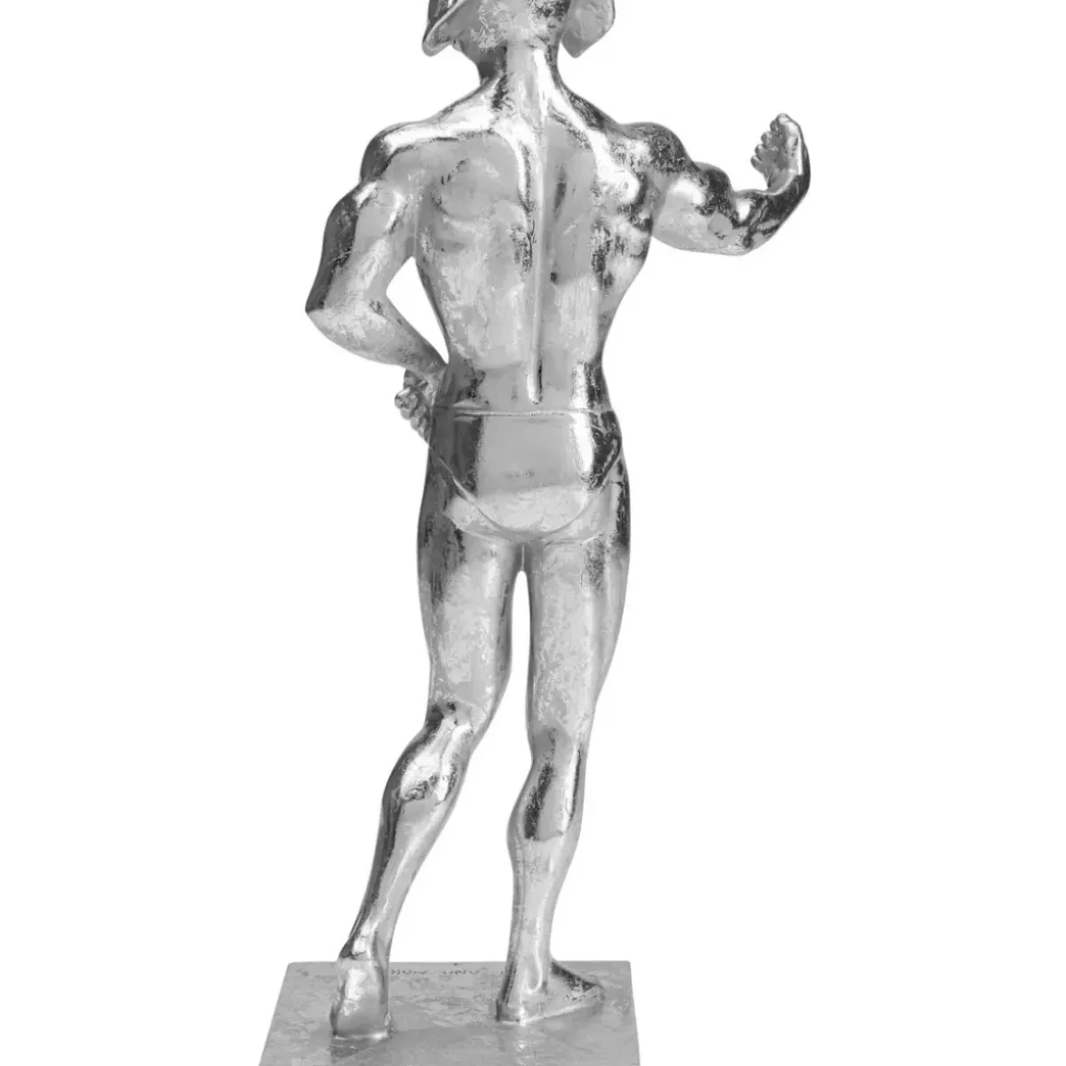 Outlet Deko Objekt Muscle Dog Silber Deko & Geschenkartikel