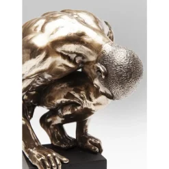 Clearance Deko Objekt Nude Man Stand Bronze 35Cm Deko & Geschenkartikel
