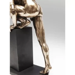 Clearance Deko Objekt Nude Man Stand Bronze 35Cm Deko & Geschenkartikel