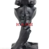Best Deko Objekt Quiet Face Schwarz 31Cm Deko & Geschenkartikel
