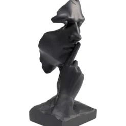 Best Deko Objekt Quiet Face Schwarz 31Cm Deko & Geschenkartikel