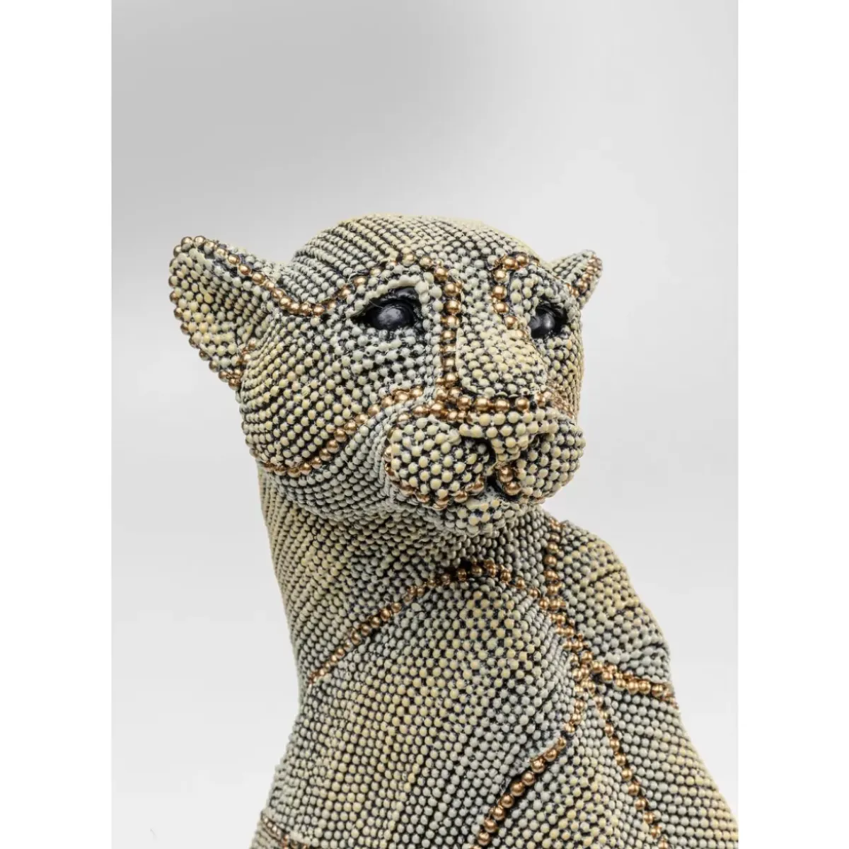 Outlet Deko Objekt Sitting Leopard Pearls 42 Deko & Geschenkartikel