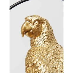 Deko Objekt Swinging Parrot Gold Deko & Geschenkartikel