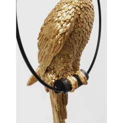 Deko Objekt Swinging Parrot Gold Deko & Geschenkartikel