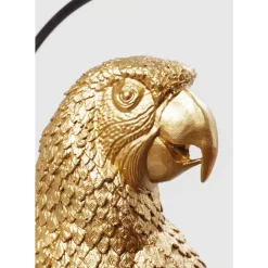 Deko Objekt Swinging Parrot Gold Deko & Geschenkartikel